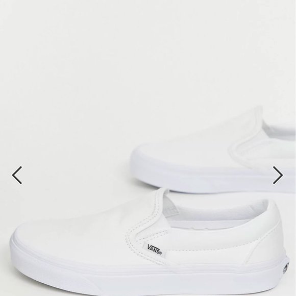 Vans Classic Slip-On triple white sneakers - Picture 2 of 3